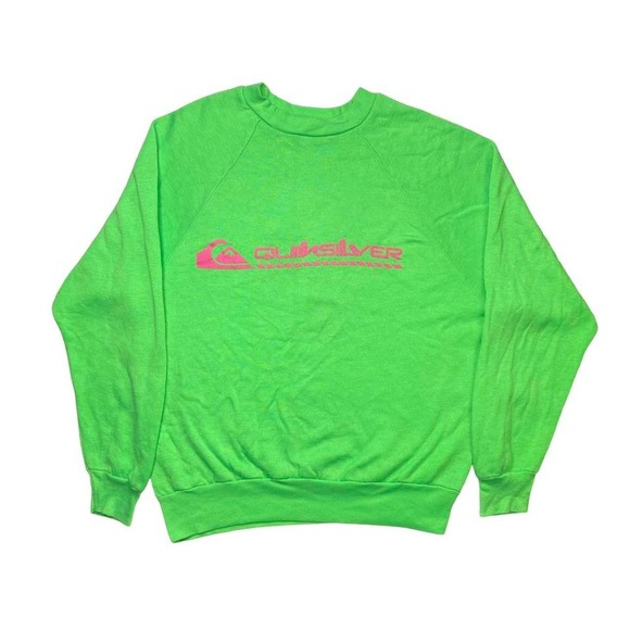 American Vintage Other - Vintage Quicksilver neon green sweater